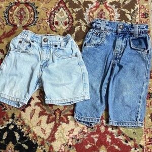 Vintage LEVI's pants & shorts  18 months 2T
